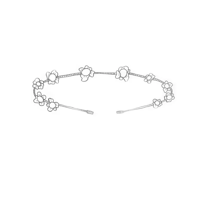 Customization Pearl Hairwear PM00008 Pearly Lustre Earrings