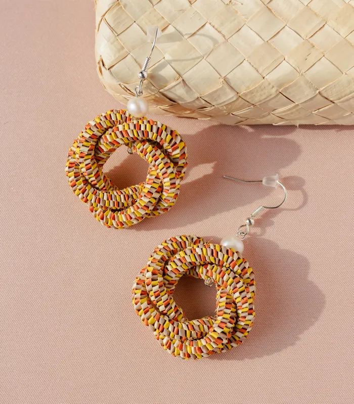 Earrings Agsam Woven Loop Earrings Punique