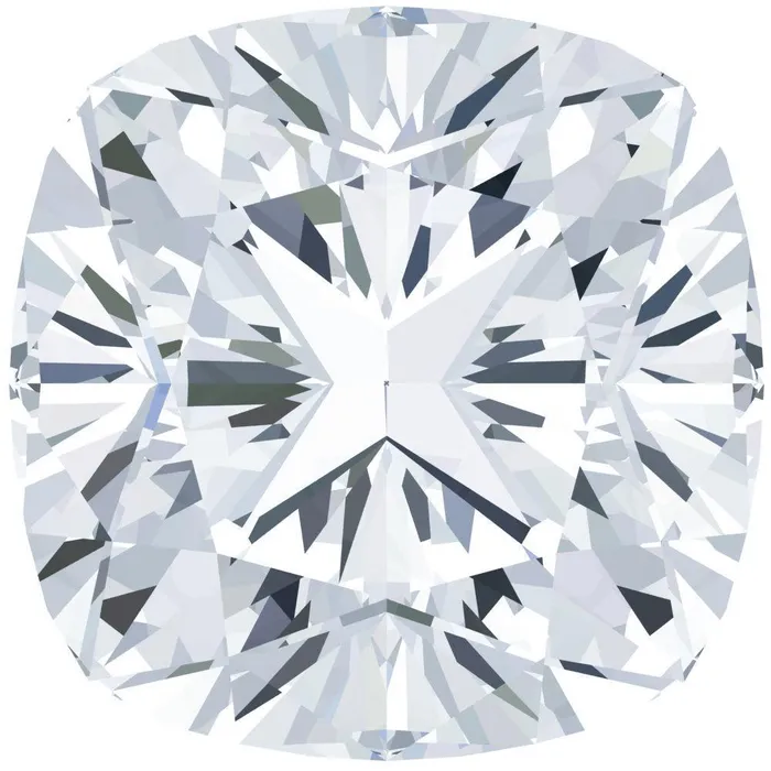 Earrings Cushion Diamond Faceted FAB Moissanite Loose Stone Fire Brilliance 