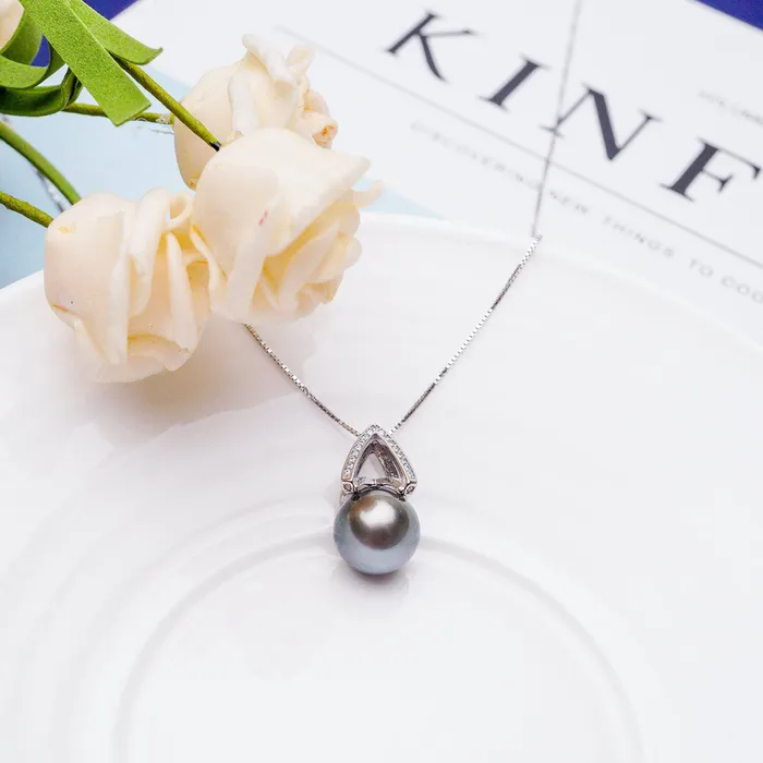 Earrings Elegant Saltwater Tahitian Pearl Set WS00007 Pearly Lustre