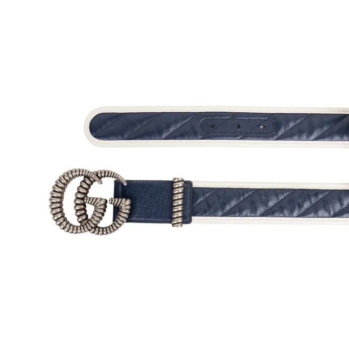 Earrings Gucci PreOwned Gucci Marmont Torchon GG Leather Belt