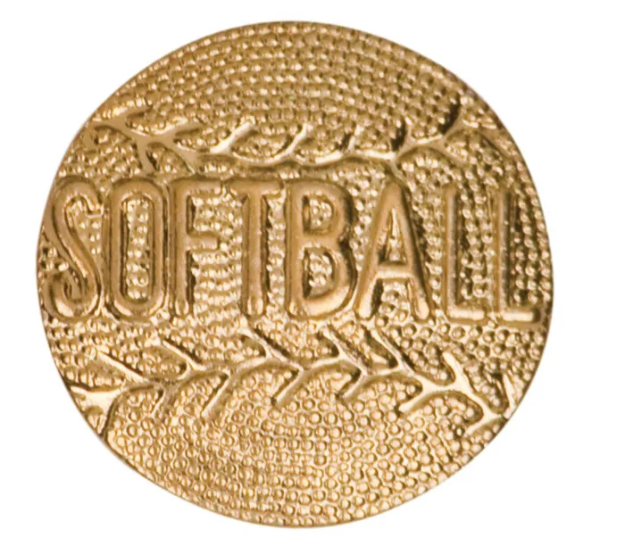Earrings jd F85 Softball Tie Tack Lapel Pin
