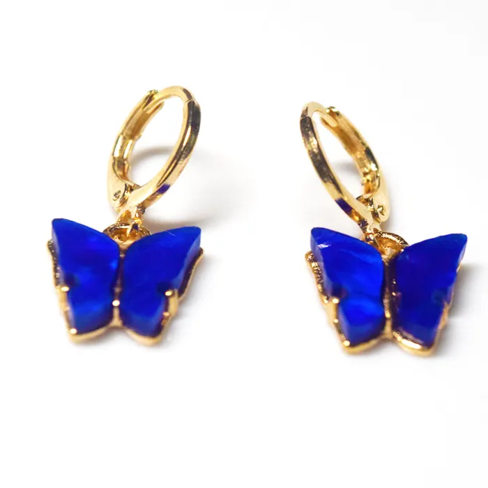 Earrings Jewelvers 14k Gold Filled Butterfly Hoop Earrings Earrings Jewelvers 14k Gold Filled Butterfly Hoop Earrings