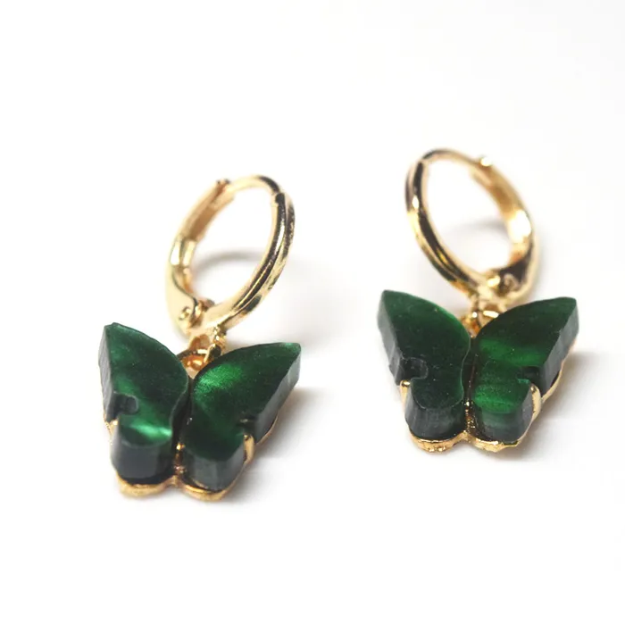 Earrings Jewelvers 14k Gold Filled Butterfly Hoop Earrings Earrings Jewelvers 14k Gold Filled Butterfly Hoop Earrings