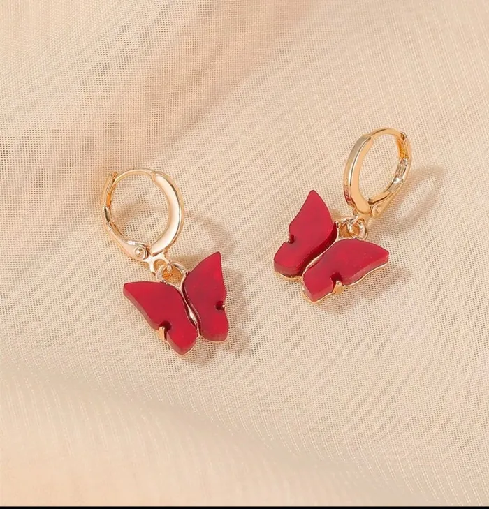 Earrings Jewelvers 14k Gold Filled Butterfly Hoop Earrings Earrings Jewelvers 14k Gold Filled Butterfly Hoop Earrings