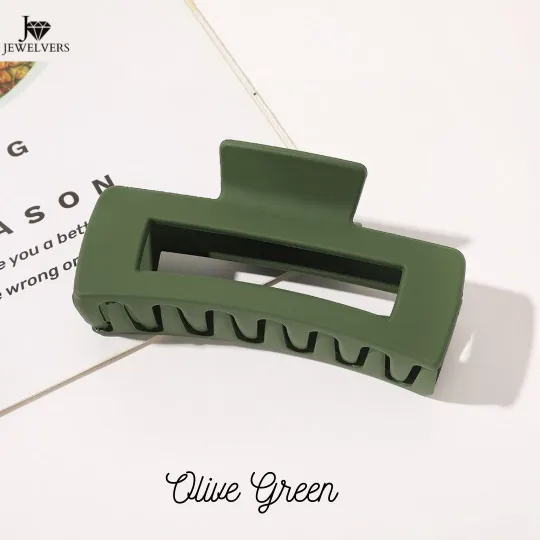 Earrings Jewelvers Rectangle Acrylic Clip Clamp