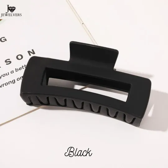 Earrings Jewelvers Rectangle Acrylic Clip Clamp