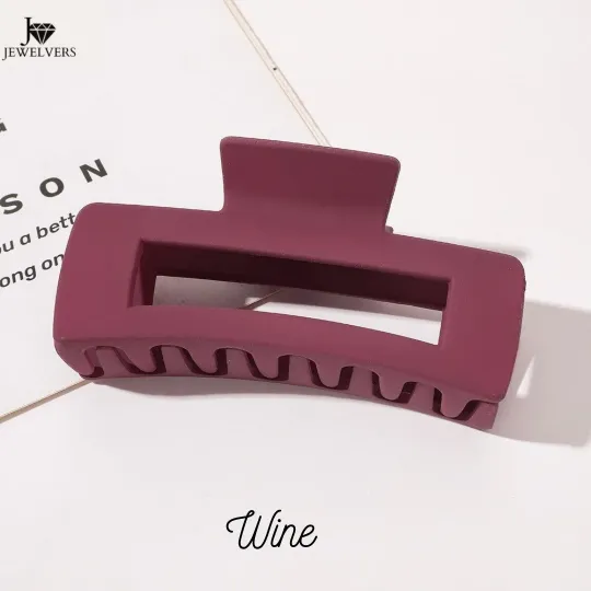 Earrings Jewelvers Rectangle Acrylic Clip Clamp