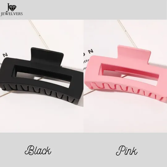 Earrings Jewelvers Rectangle Acrylic Clip Clamp