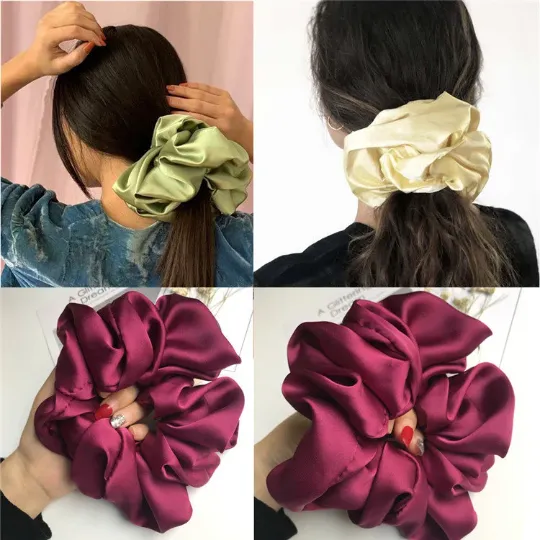 Earrings Large Satin Silk Scrunchie Jewelvers