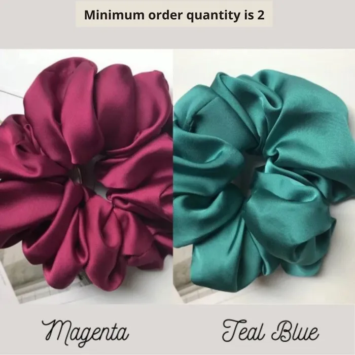 Earrings Large Satin Silk Scrunchie Jewelvers