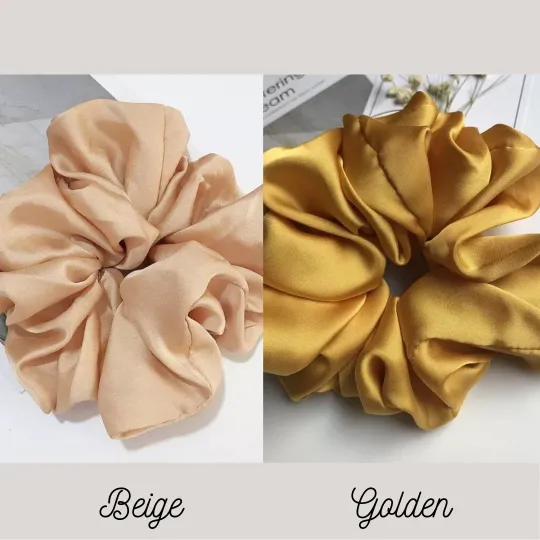 Earrings Large Satin Silk Scrunchie Jewelvers