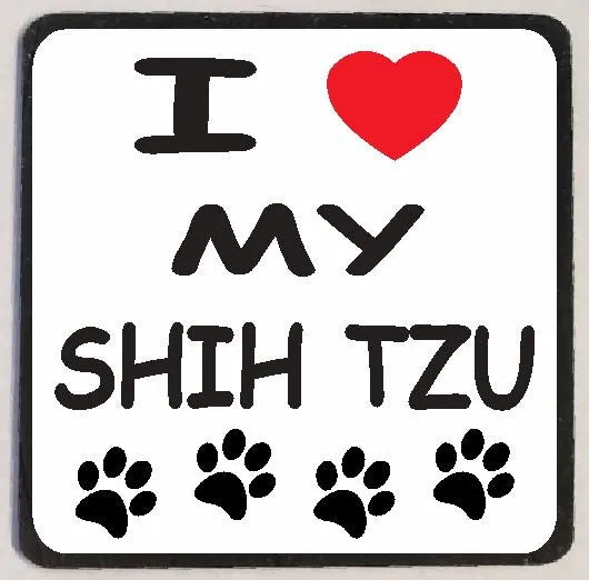 Earrings M126 I Love My Shih Tzu Iris Fashion Jewelry