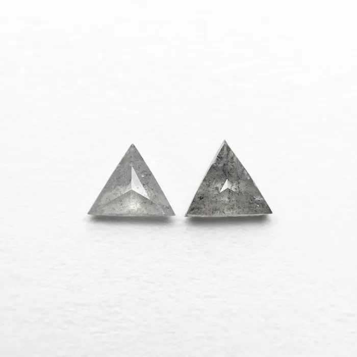 Earrings Misfit Diamonds 025cttw 2pc 356x338x131mm 362x360x163mm Triangle Rosecut Matching Pair 2447701 Earrings Misfit Diamonds 025cttw 2pc 356x338x131mm 362x360x163mm Triangle Rosecut Matching Pair 2447701