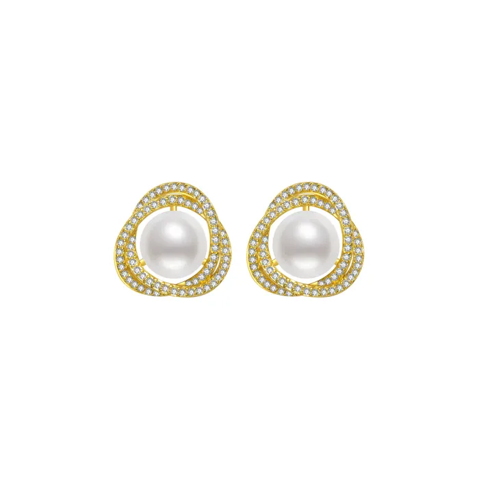 Earrings Pearly Lustre Elegant Freshwater Pearl Earrings WE00321