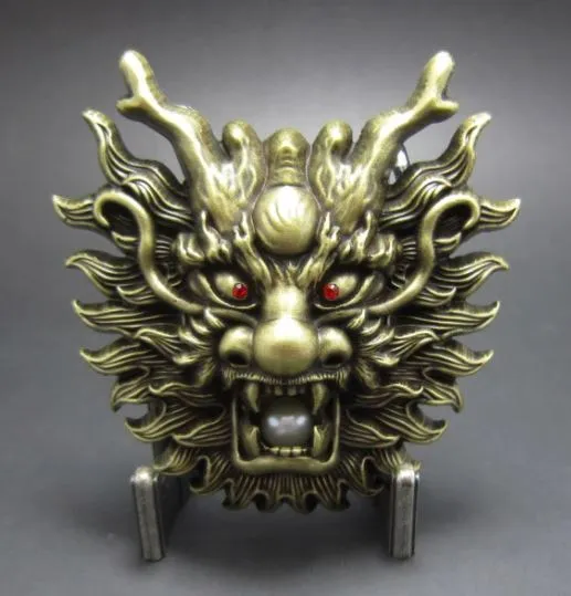 Earrings POLLY BU118 Gold Dragon Belt Buckle