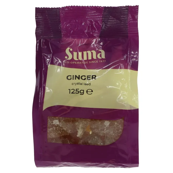 Earrings Ramsden International Suma Organic Crystallised Ginger 125g