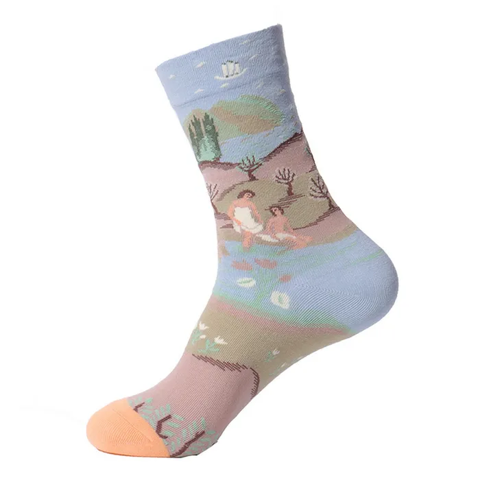 Earrings SF1120 Pale Blue Down by the River Socks POLLY