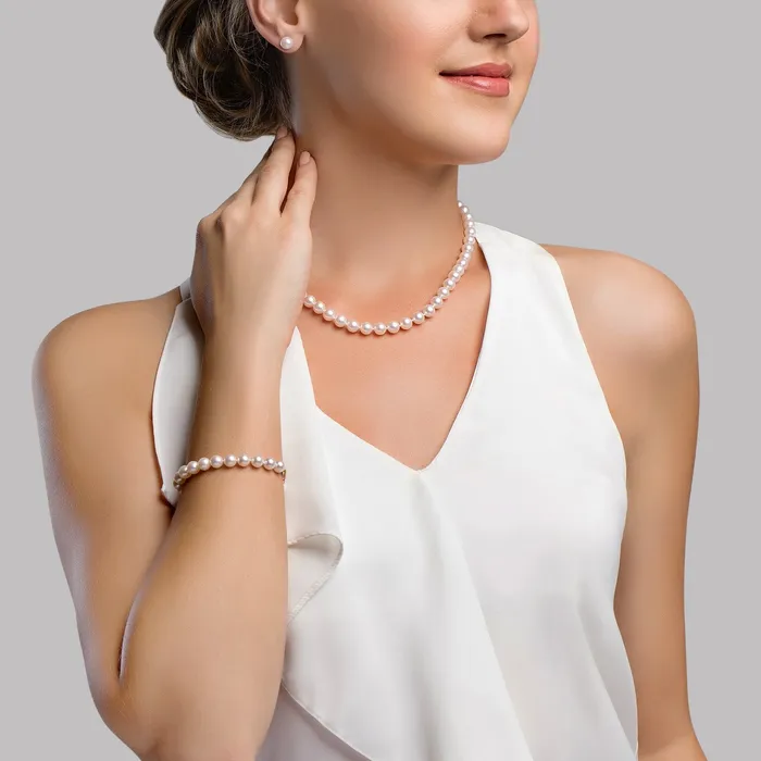 Earrings spt 6570mm Hanadama Pearl Set