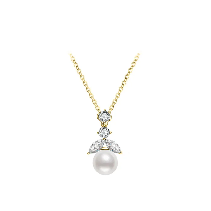 Elegant Freshwater Pearl Necklace WN00548 Pearly Lustre Necklaces