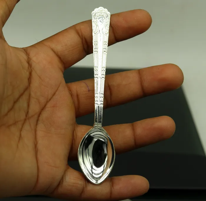 fabulous sterling silver handmade solid silver46 spoon kitchen utensils vessels silver has antibacterial properties stay healthy sv60 TRIBAL ORNAMENTS Rings
