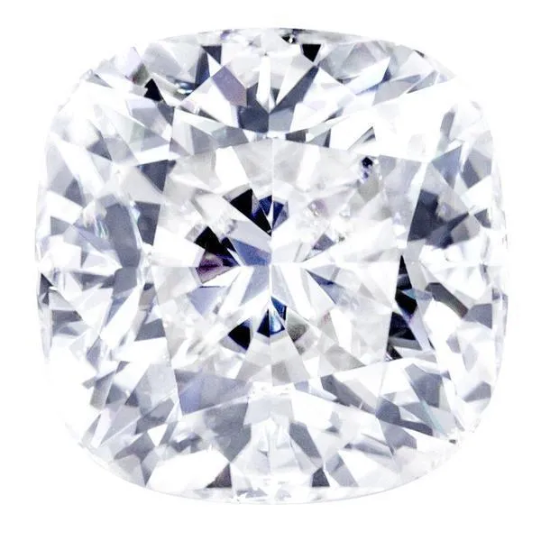 Fire Brilliance First Crush Moissanite Crushed Ice Cushion Earrings