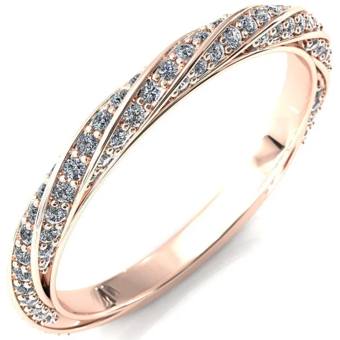Fire Brilliance Rings Elysia Asscher Moissanite 4 Prong 34 Eternity Diamond Accent Ring