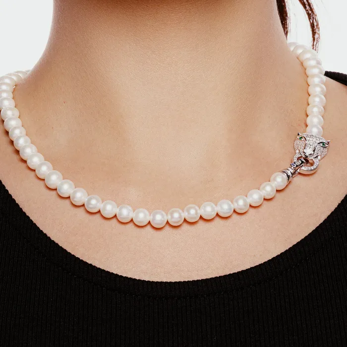 Freshwater Pearl Necklace WN00042 SAFARI Pearly Lustre Necklaces