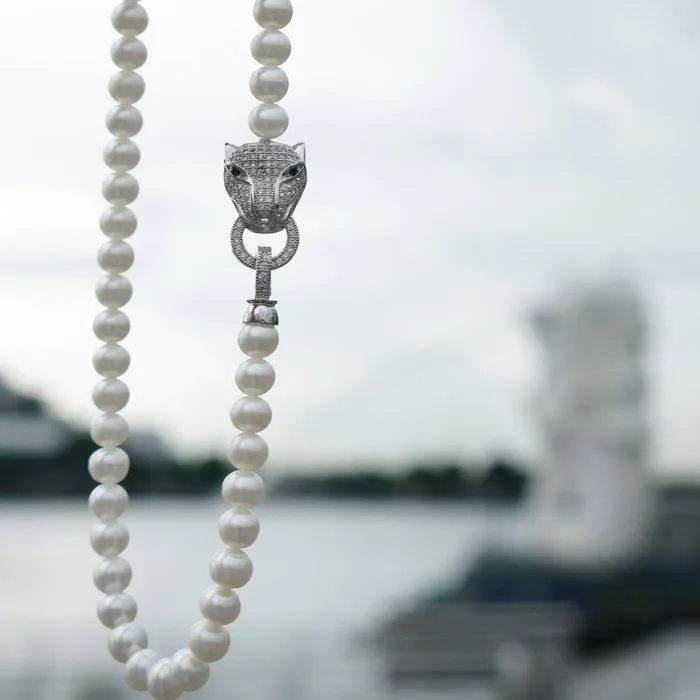 Freshwater Pearl Necklace WN00042 SAFARI Pearly Lustre Necklaces