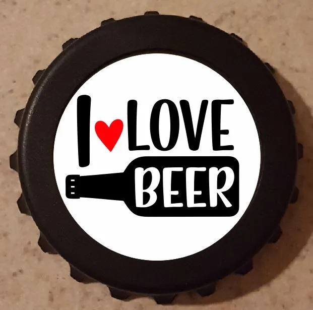 G13 I Love Beer Bottle Opener Iris Fashion Jewelry Earrings