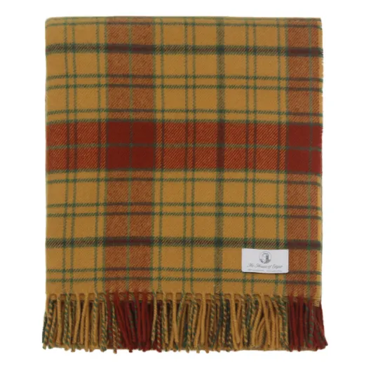 Glan Affric Tartan Lambswool Blanket House of Edgar Earrings