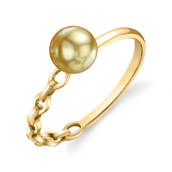 Golden South Sea Pearl Daphne Ring spt Rings