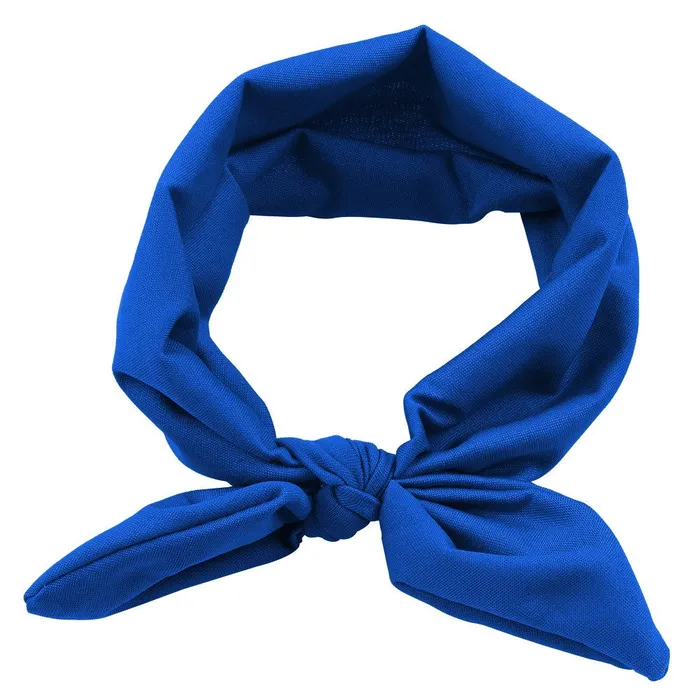 H69 Royal Blue Cloth Hair Band 01 Rings