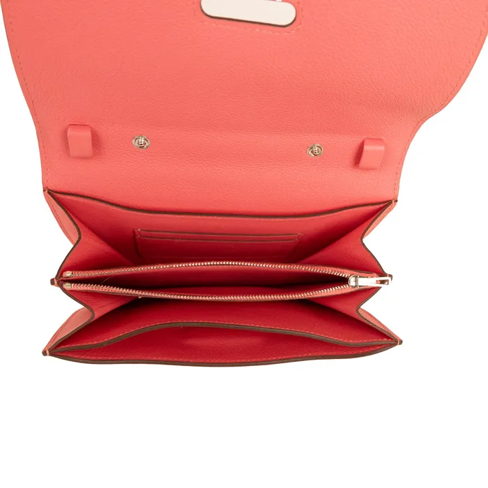 Hermes Earrings PreOwned Hermes Evercolor Mini Convoyeur II Rose Azalee