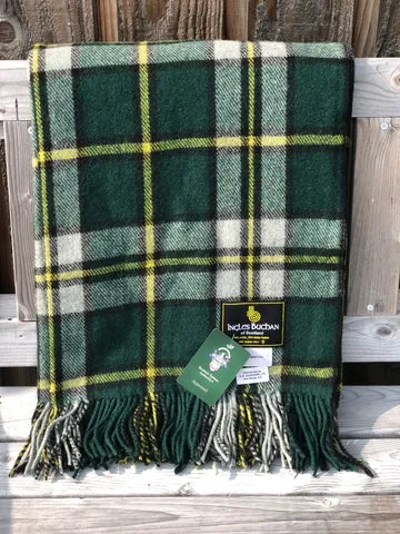 Ingles Buchan Cape Breton Tartan Blanket Earrings