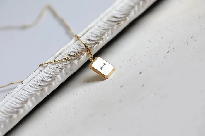Jewelvers Engraved Necklace for women Necklaces Jewelvers Engraved Necklace for women Necklaces