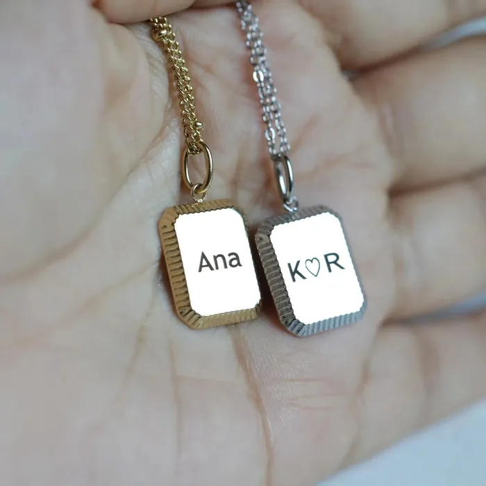 Jewelvers Engraved Necklace for women Necklaces Jewelvers Engraved Necklace for women Necklaces