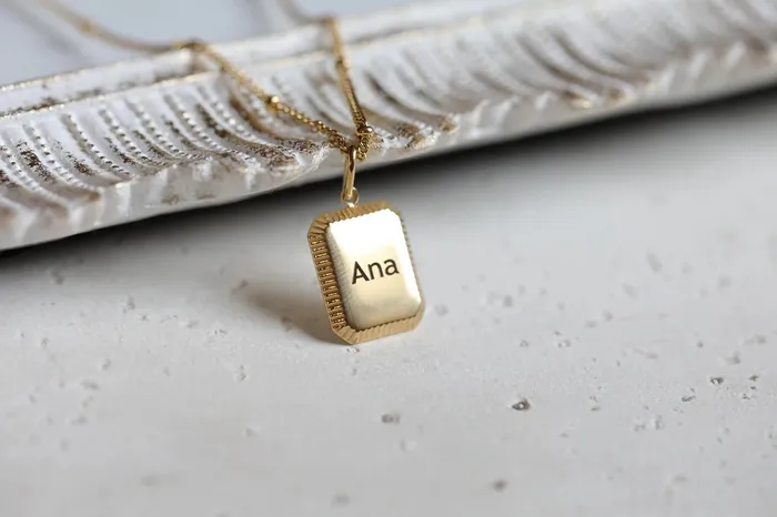 Jewelvers Engraved Necklace for women Necklaces Jewelvers Engraved Necklace for women Necklaces
