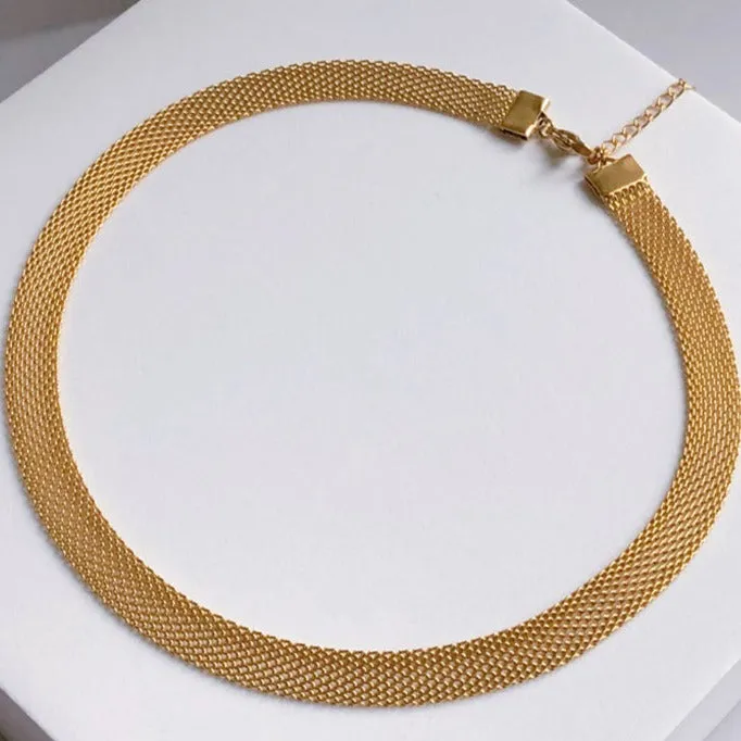 Jewelvers Necklaces 14K GoldFilled Watch Strap Necklace