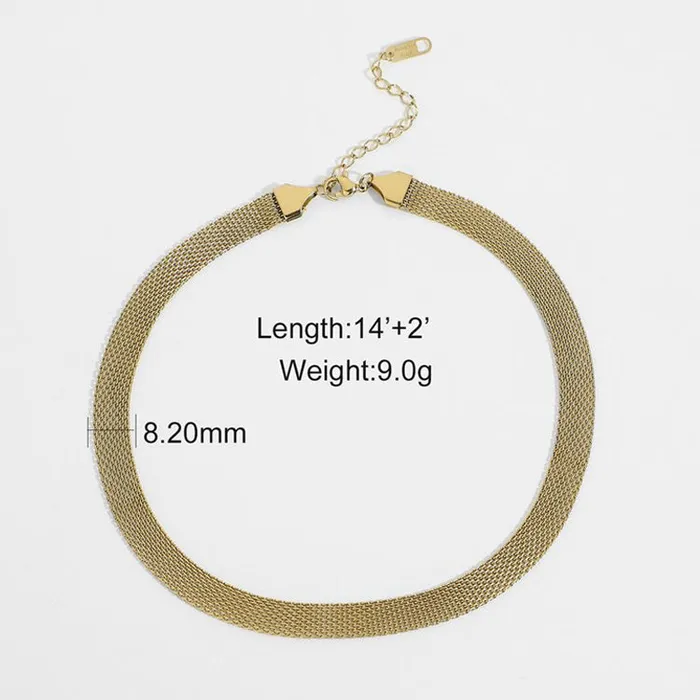 Jewelvers Necklaces 14K GoldFilled Watch Strap Necklace Jewelvers Necklaces 14K GoldFilled Watch Strap Necklace