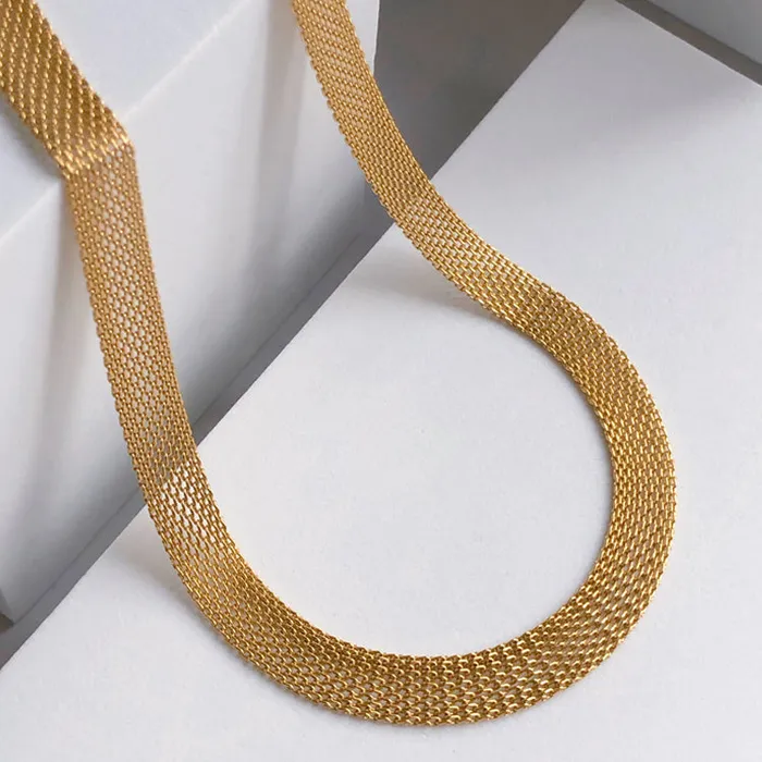Jewelvers Necklaces 14K GoldFilled Watch Strap Necklace Jewelvers Necklaces 14K GoldFilled Watch Strap Necklace
