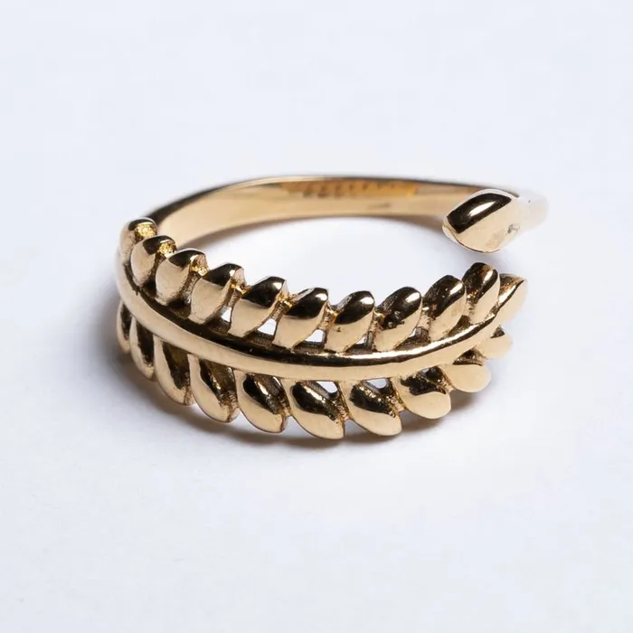 Jewelvers Rings 18K GoldFilled Olive Leaf Ring