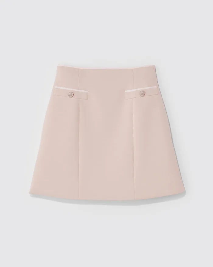 Linen Beige Fiesta Skirt ADEAM Earrings Linen Beige Fiesta Skirt ADEAM Earrings