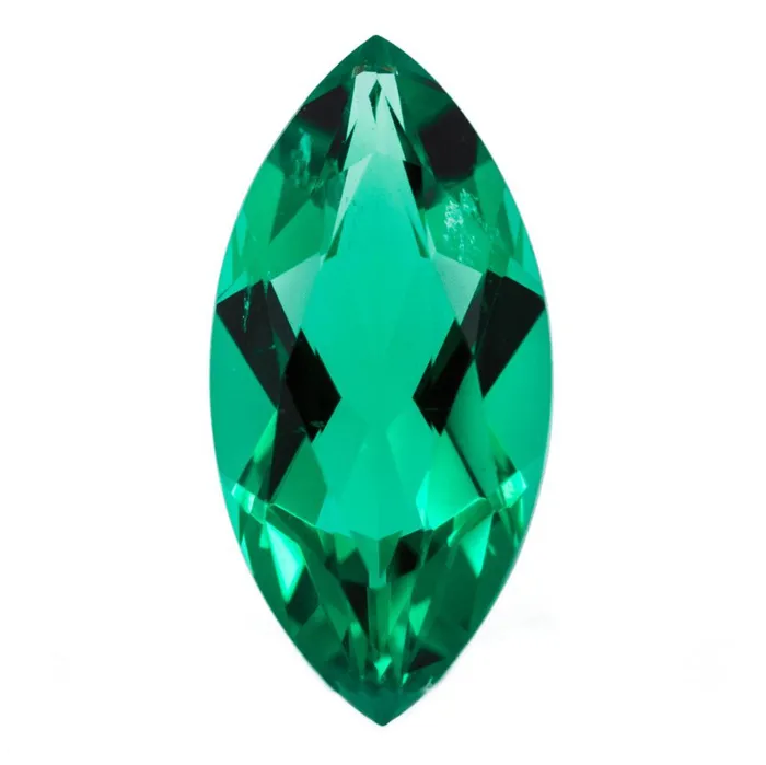 Marquise FAB LabGrown Emerald Gems Fire Brilliance Earrings