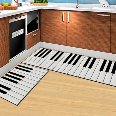 Minimalist Piano Keyboard Mat Black Friday Store Earrings