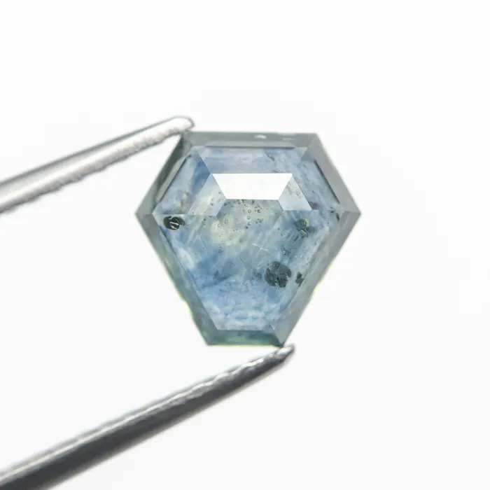 Misfit Gems Earrings 185ct 728x770x345mm Shield Rosecut Sapphire 2160319