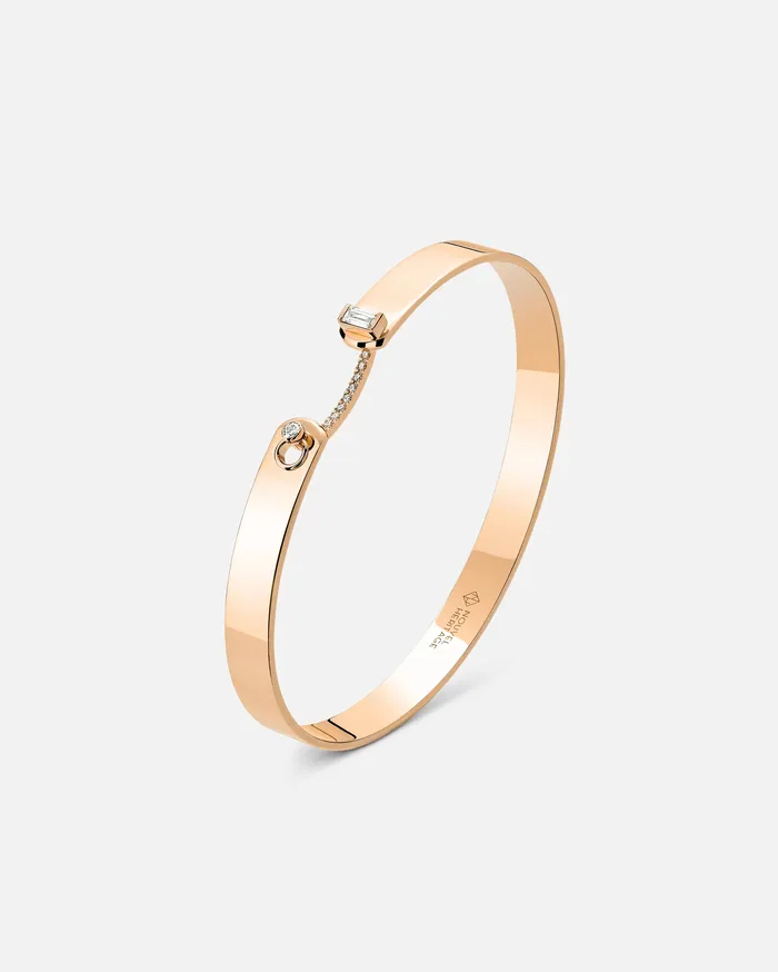 Mood Bracelets Dinner Date GM Mood Bangle in Rose Gold