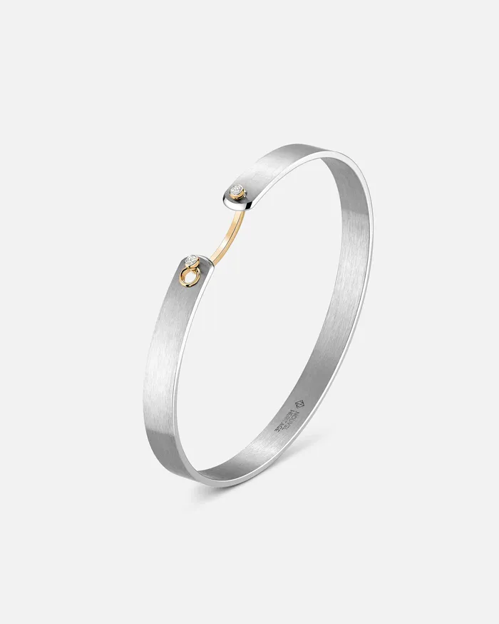 Mood Bracelets Paris From The Sky GM Mood Bangle in Yellow Gold