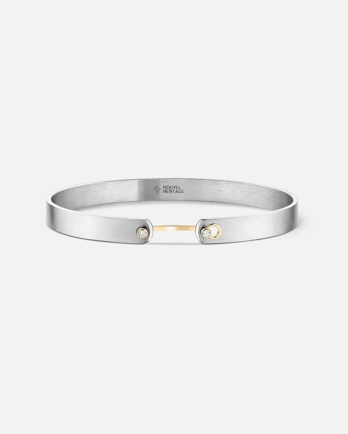 Mood Bracelets Paris From The Sky GM Mood Bangle in Yellow Gold Mood Bracelets Paris From The Sky GM Mood Bangle in Yellow Gold