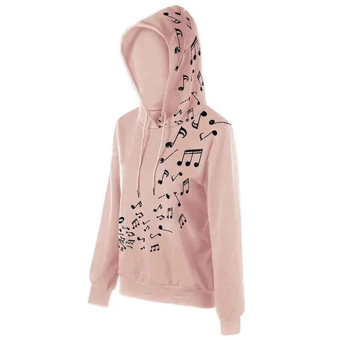 Music Note Hoodie Ladies Clothing Boutique Earrings